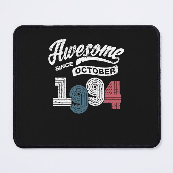 Item preview, Awesome Since October 1994 Shirt Vintage 24th Birthday Essential T-Shirt designed and sold by WarrenyButlin.
