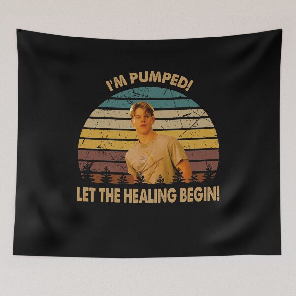 Item preview, I'm pumped, let the healing begin poster designed and sold by GioGomes2960.