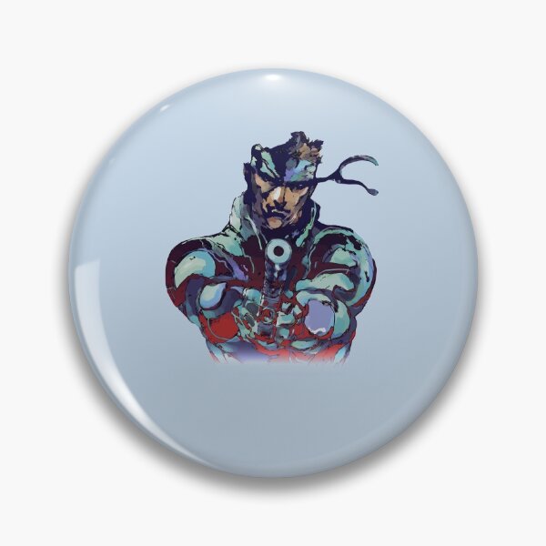 Item preview, Metal Gear Solid Snake Classic RARE Design 100 Redrawn In Adobe Ilustrator Vector Format.  Sticker designed and sold by JensHorstm.