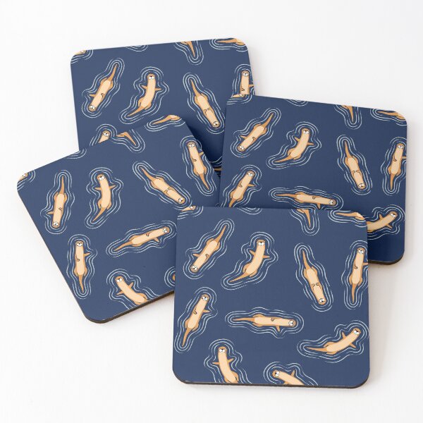 Item preview, Cute Little Lying Otters designed and sold by SweetTea4U.