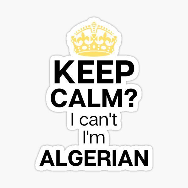 Algerian Stickers for Sale