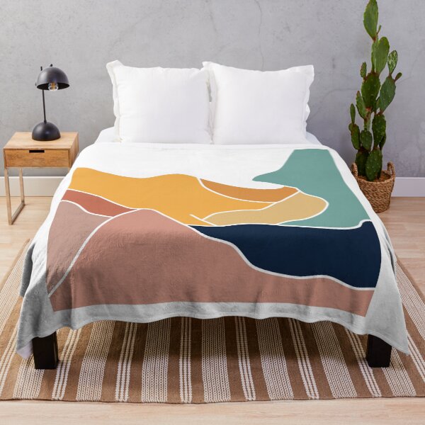 Item preview, Abstract flat art - the colourful desert designed and sold by msro1.