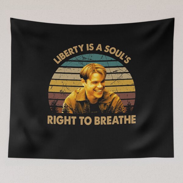 Item preview, Liberty is a soul's right to breathe poster designed and sold by GioGomes2960.