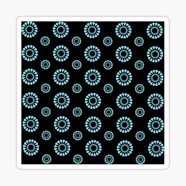 Bluish Symmetry Sticker