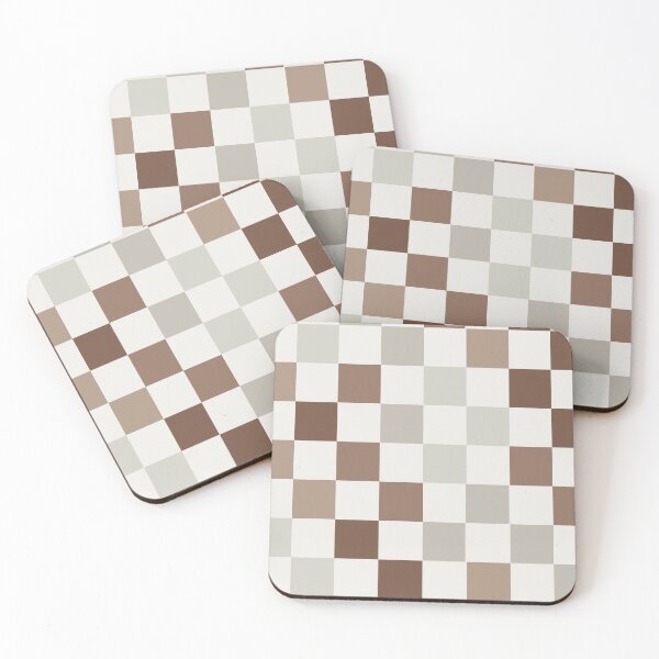 Item preview, 70s Earthy Neutrals Minimal Minimalist Chequer designed and sold by brookemiller801.