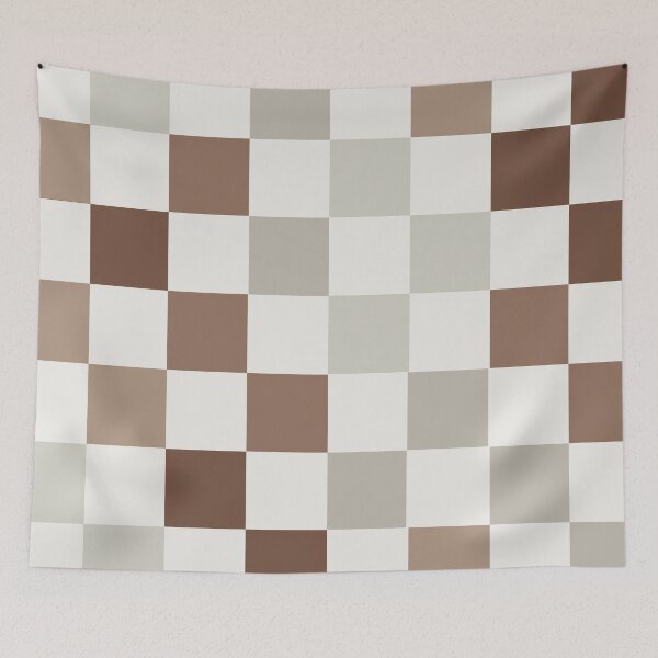Item preview, 70s Earthy Neutrals Minimal Minimalist Chequer designed and sold by brookemiller801.