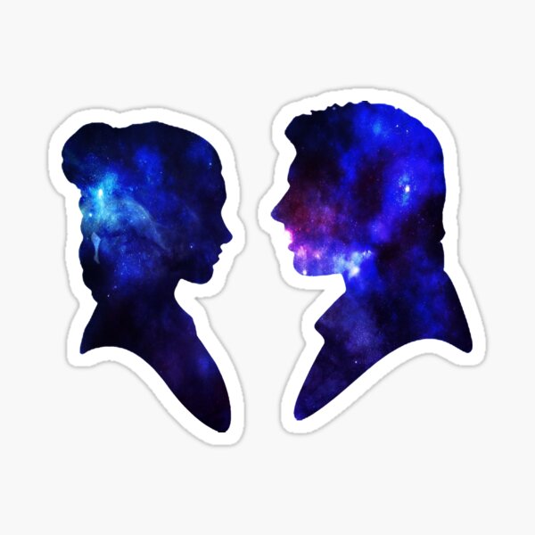 Vista previa del artículo con la obra «Love Story - Han y Leia», diseñado y vendido por GandRMartin.