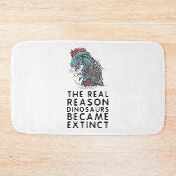 Item preview, The real reason dinosaurs became extinct - Smoking Kills - Raptor designed and sold by crazycollective.