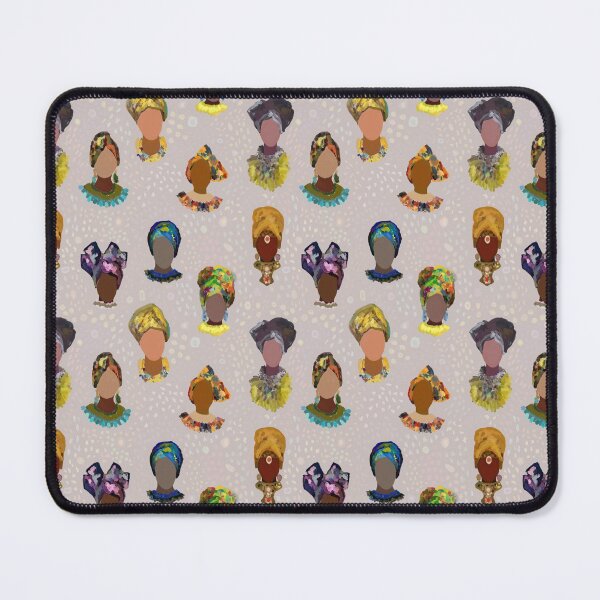 Item preview,   Drawing, African women in headscarves, women's faces. Bright, artistic, ethnic print. designed and sold by UVI-CA.