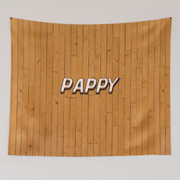 Item preview, Pappy Name Wood Background 3D Text Grandfather designed and sold by lorrinani.