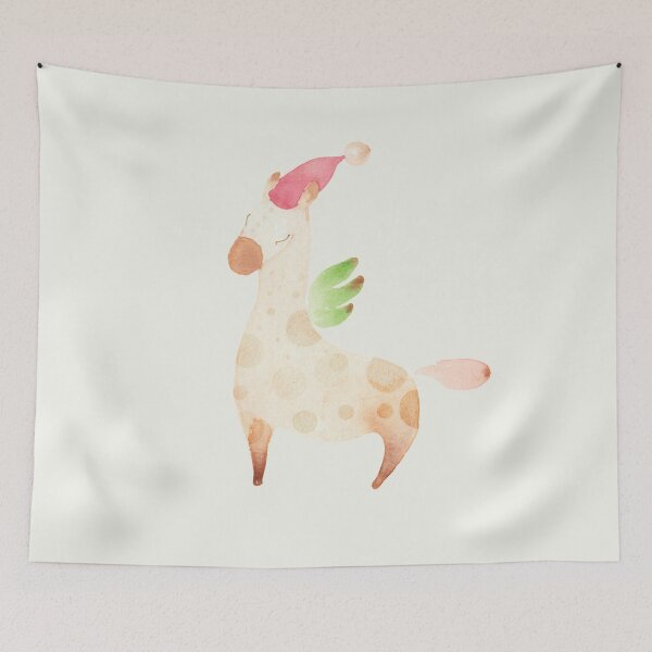 Item preview, Flying Horse with a Stocking Cap designed and sold by jjsgarden.