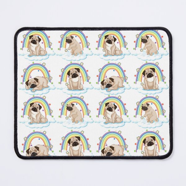 Item preview, Funny Cute Pug Pattern designed and sold by Meggie179.