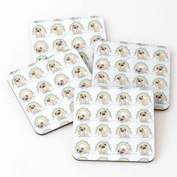 Item preview, Funny Cute Pug Pattern designed and sold by Meggie179.