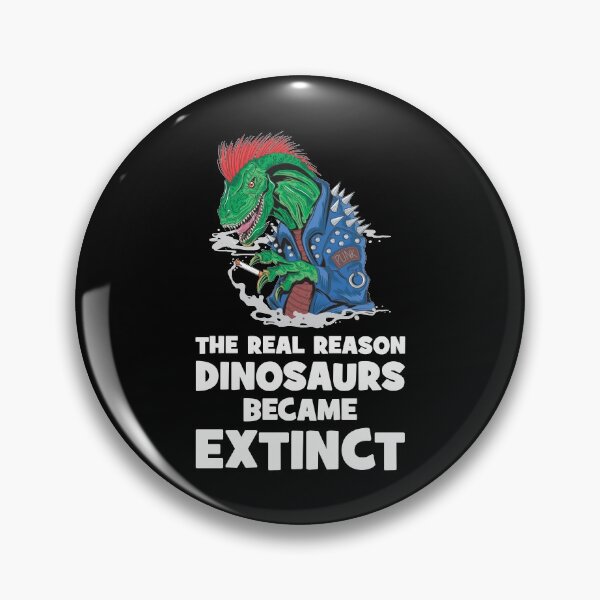 Item preview, The real reason dinosaurs became extinct - Smoking Kills - Raptor designed and sold by crazycollective.