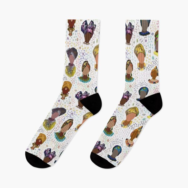 Item preview,   Drawing, African women in headscarves, women's faces. Bright, artistic, ethnic print. designed and sold by UVI-CA.