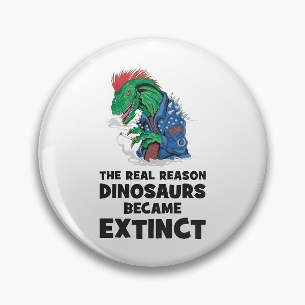 Item preview, The real reason dinosaurs became extinct - Smoking Kills designed and sold by crazycollective.