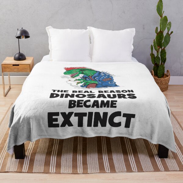 Item preview, The real reason dinosaurs became extinct - Smoking Kills designed and sold by crazycollective.