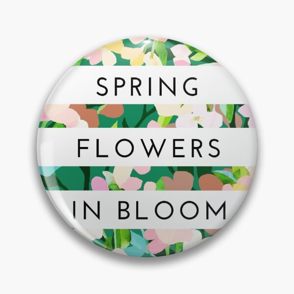 Artikelvorschau, Frühlingsblühende Apfelblumen und grüne Blättermuster: blühende Frühlingsblumen entworfen und verkauft von HappyNoireArt.