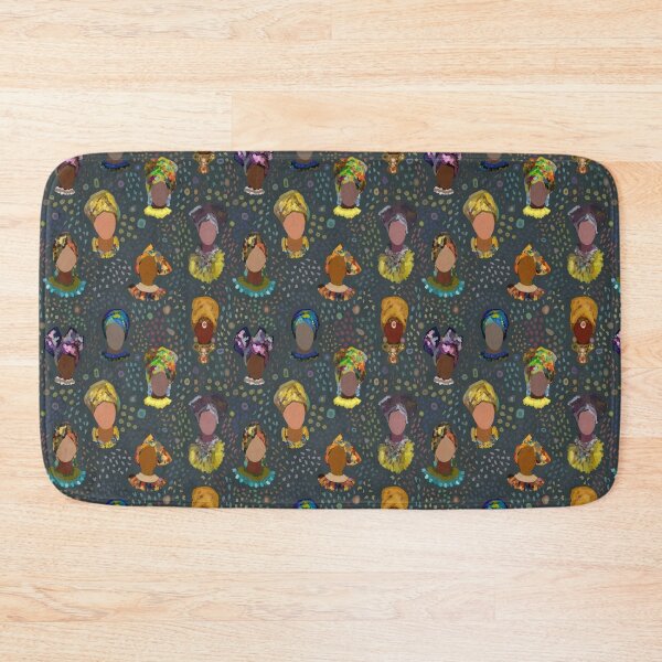 Item preview,  Drawing, African women in headscarves, women's faces. Bright, artistic, ethnic print. designed and sold by UVI-CA.
