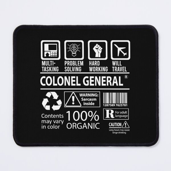 Item preview, Colonel General T Shirt - MultiTasking Certified Job Gift Item Tee designed and sold by oslandefren.