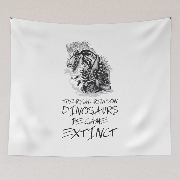 Item preview, The real reason dinosaurs became extinct -Smoking Kills designed and sold by crazycollective.