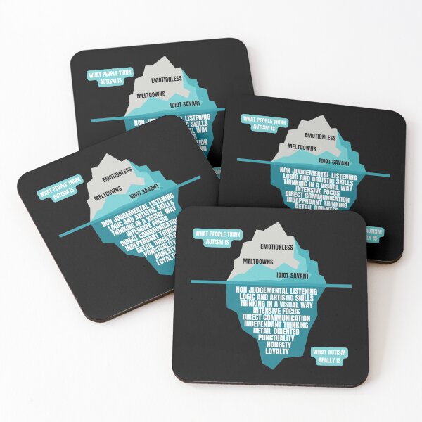 Item preview, The Autism Iceberg Funny Design for Autistics designed and sold by Nathalie Aynié.