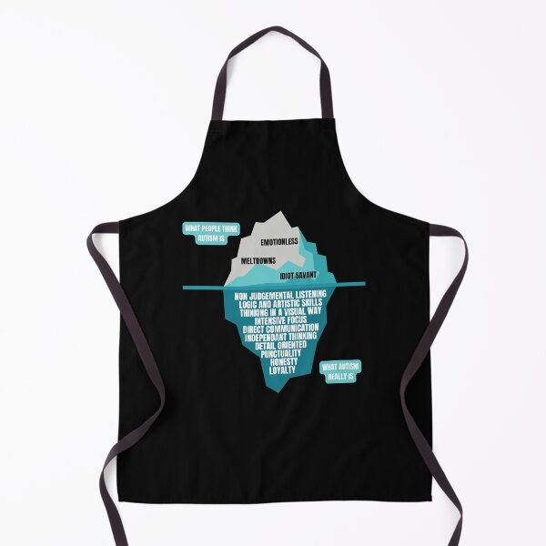 Item preview, The Autism Iceberg Funny Design for Autistics designed and sold by Nathalie Aynié.