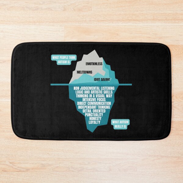 Item preview, The Autism Iceberg Funny Design for Autistics designed and sold by Nathalie Aynié.