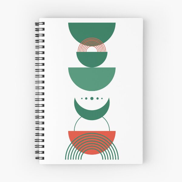 Item preview, Boho Bauhaus Geometric Art: Moon Phases designed and sold by SpaceEnhance.
