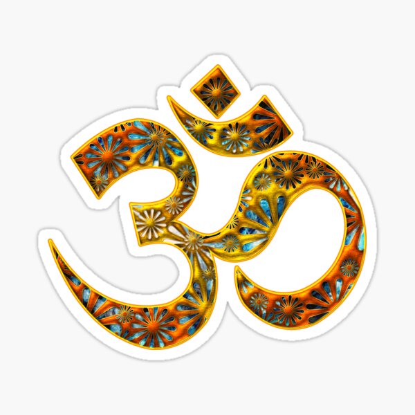 Om Symbol Inner Peace Stickers for Sale