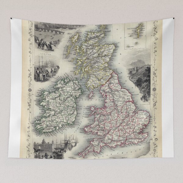 Item preview, The British Isles - Tallis - 1851 designed and sold by paulrommer.
