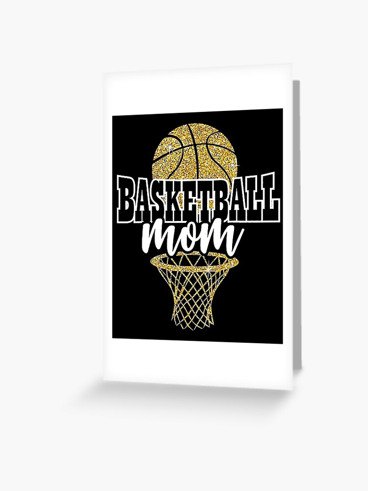 Basketball Mom Basket Hoop | Greeting Card