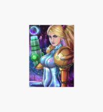 Metroid: Samus Aran Art Board