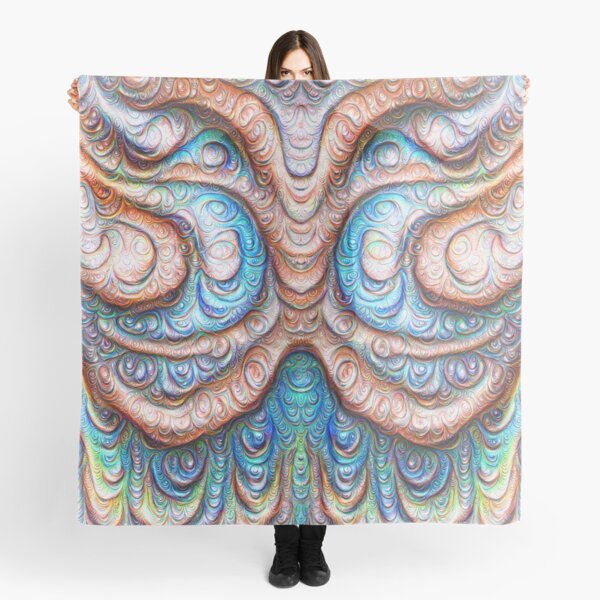 Frozen Monster mind #DeepDream #Art Scarf