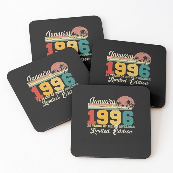 Item preview, January 1996 26 Years Of Being Awesome Limited Edition Since Old Vintage Gifts Tees Essential  designed and sold by SaraPorte.