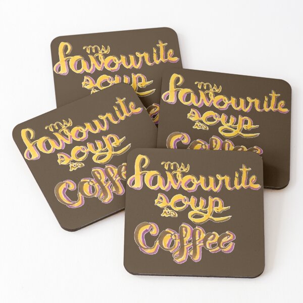 Item preview, My favourite soup is coffee designed and sold by Melindrea.