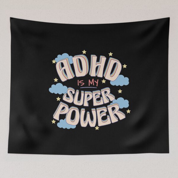 Item preview, ADHD Is My Super Power ! Attention Deficit Hyperactive Disorder designed and sold by MJDezigns.