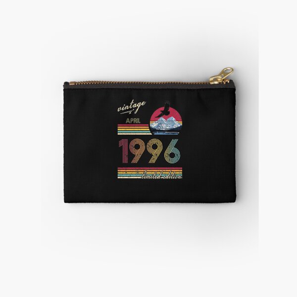 Item preview, Retro Vintage Birthday Since April 1996 Essential T-Shirt designed and sold by SaraPorte.