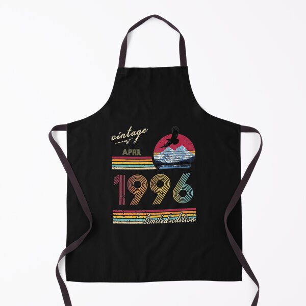 Item preview, Retro Vintage Birthday Since April 1996 Essential T-Shirt designed and sold by SaraPorte.