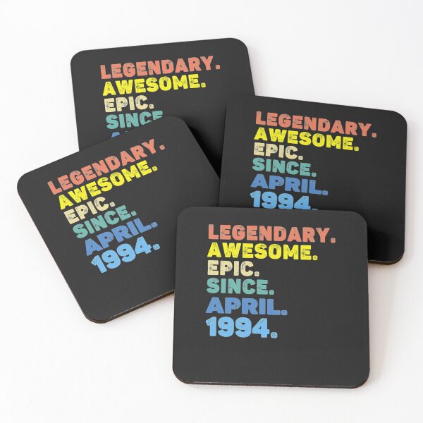 Item preview, LEGENDARY AWESOME EPIC SINCE APRIL 1994 Classic T-Shirt designed and sold by WarrenyButlin.
