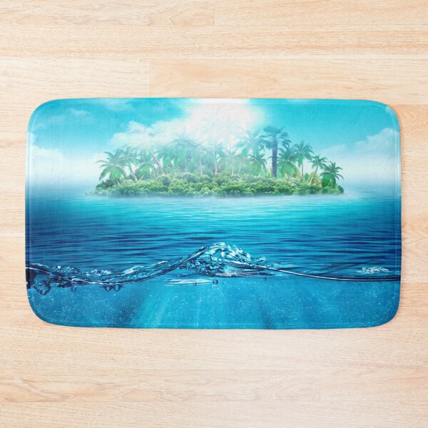 Item preview, Ocean Waves and Palm Island on Daylight designed and sold by BerryCats.