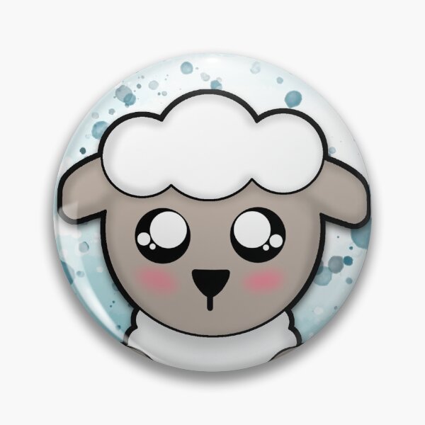 Artikelvorschau, Sheeple - Deep Blue Classic Sheep entworfen und verkauft von MrsRockNRoll.