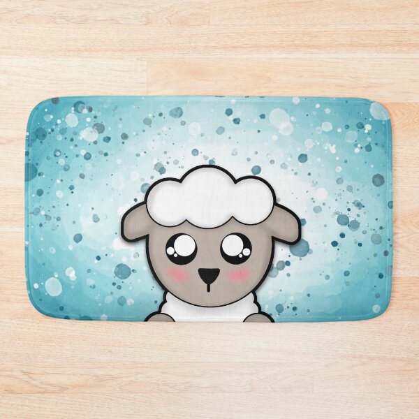 Artikelvorschau, Sheeple - Deep Blue Classic Sheep entworfen und verkauft von MrsRockNRoll.