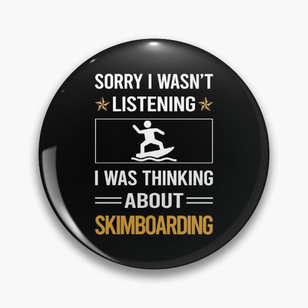 Item preview, Funny Listening Skimboarding Skimboard Skimboarder Skimming designed and sold by RandalDavis.