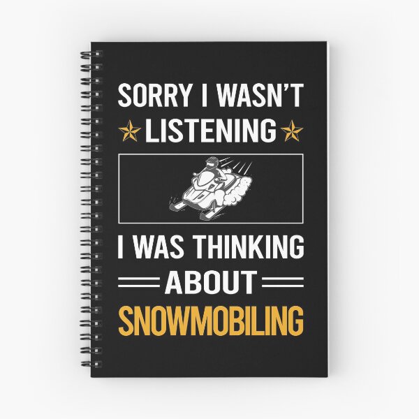 Item preview, Funny Listening Snowmobiling Snowmobile designed and sold by RandalDavis.