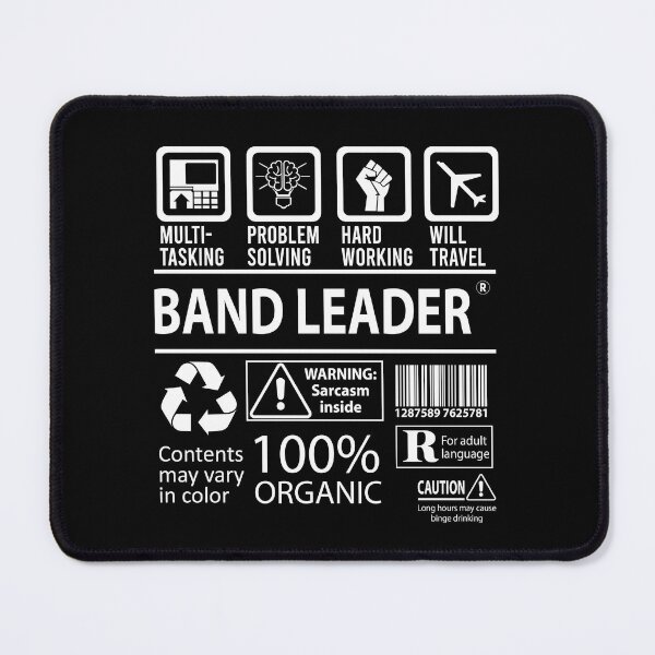 Item preview, Band Leader T Shirt - MultiTasking Certified Job Gift Item Tee designed and sold by oslandefren.