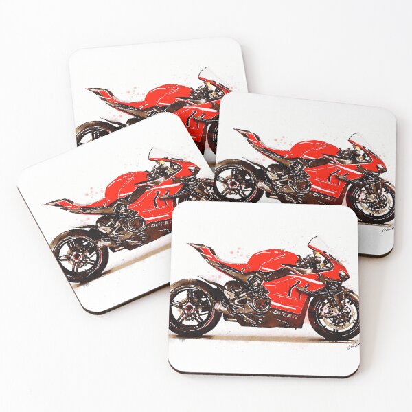 Item preview, Watercolor Sport Motorcycle Superleggera V4 - original artwork by Vart. designed and sold by vartstudio.