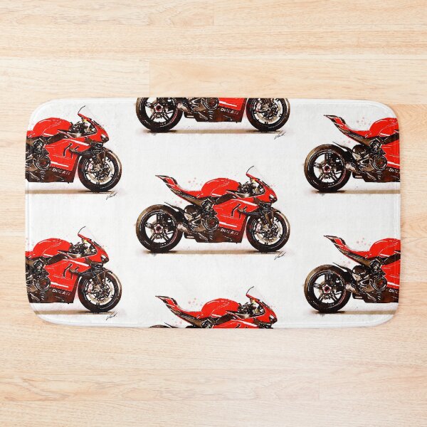 Item preview, Watercolor Sport Motorcycle Superleggera V4 - original artwork by Vart. designed and sold by vartstudio.