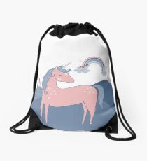 Unicorn Hills Drawstring Bag