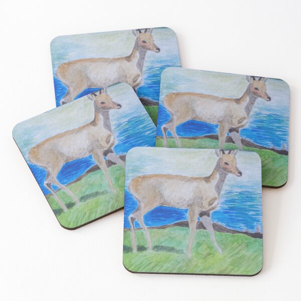 Item preview, Deer by the water designed and sold by Rebekah Gavra.